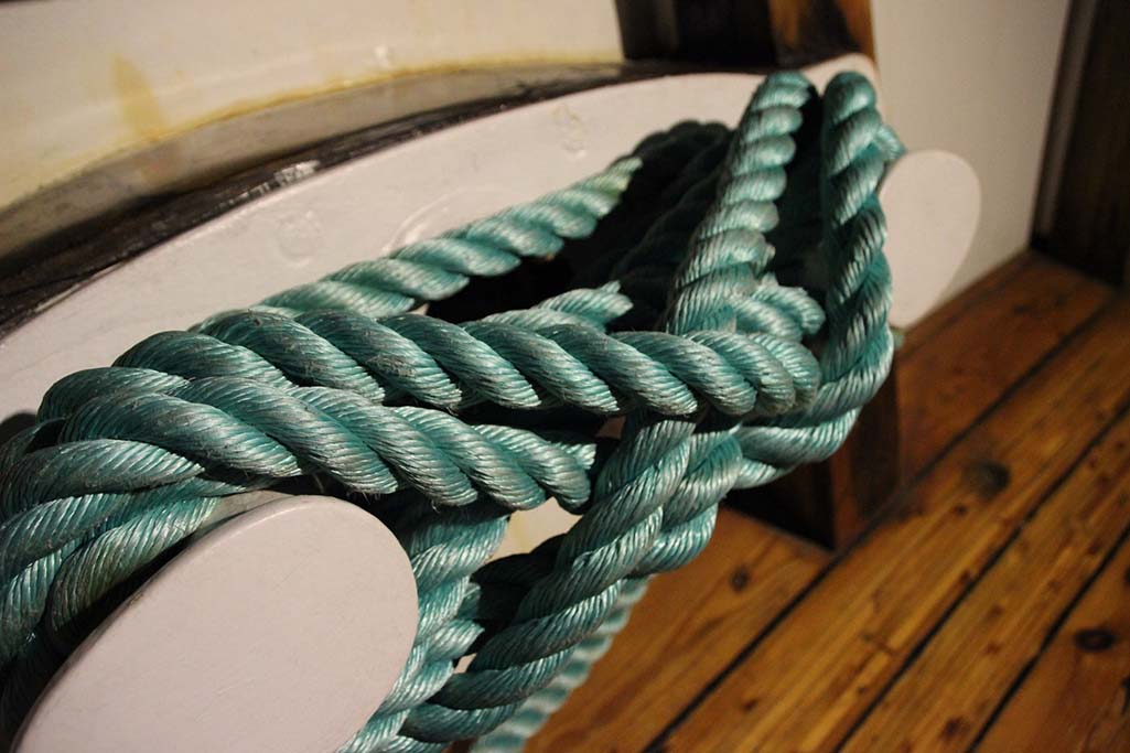 Green ropes